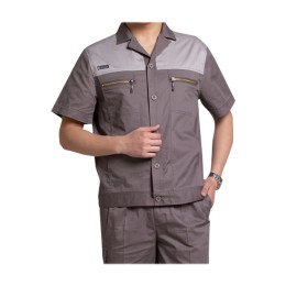 設計春秋CVC長袖工作服  套裝男勞保服   汽修夏季電焊工廠服定制   SKWK088 設計春秋CVC長袖工作服  套裝男勞保服   汽修夏季電焊工廠服定制   SKWK088